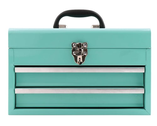 Aqua Green Steel Tool Chest with Powder Coated Finish 