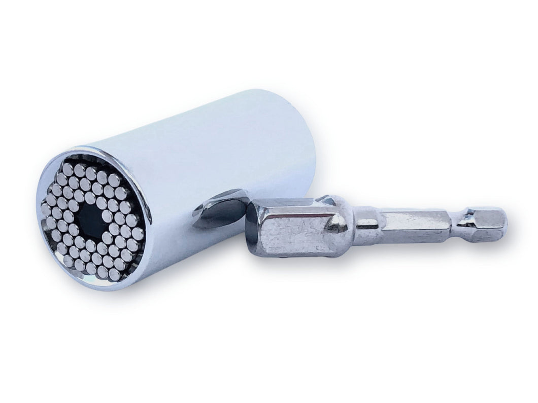 Universal Socket Tool and Power Drill Adapter