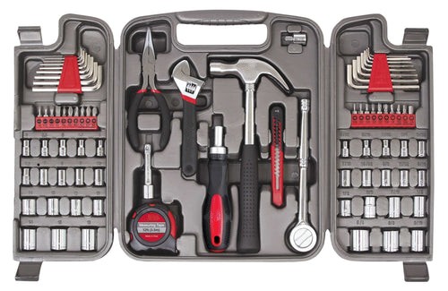 most reached-for hand tools and sockets used for automotive, mechanical and household repairs. 