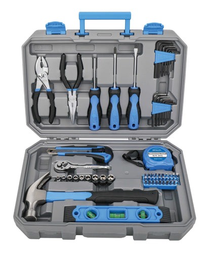 65 Piece Household and Mechanical Tool Set 